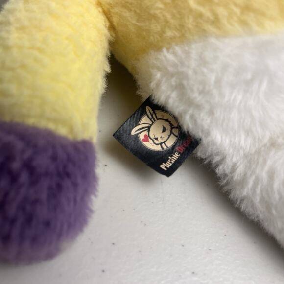 American McGee Plushie Dreadful Non-binary Bunny Purple Yellow Kawaii - No Bag - Picture 11 of 13